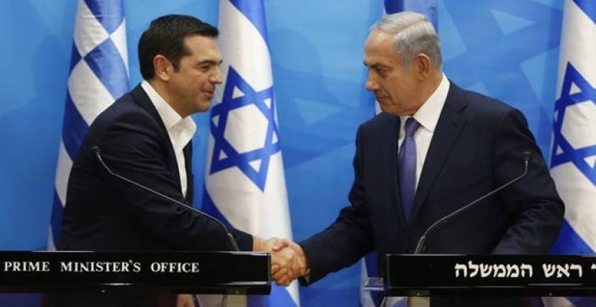 Την περαιτέρω ανάπτυξη της στρατηγικής συνεργασίας Ελλάδας-Ισραήλ συμφώνησαν Τσίπρας και Νετανιάχου