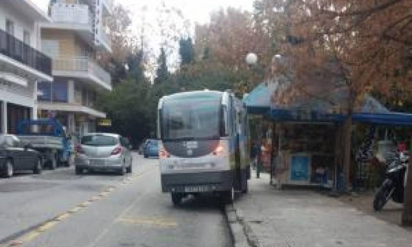Τρίκαλα: Ανεξέλεγκτη πορεία για το αυτόματο λεωφορείο της πόλης
