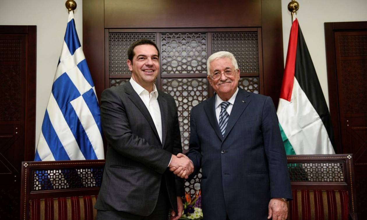 Τσίπρας-Αμπάς: Το ελληνικό κοινοβούλιο θα αναγνωρίσει το παλαιστινιακό κράτος