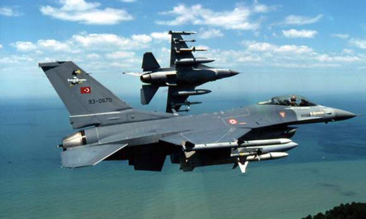 Νέες παραβιάσεις του εθνικού εναέριου χώρου από τουρκικά αεροσκάφη