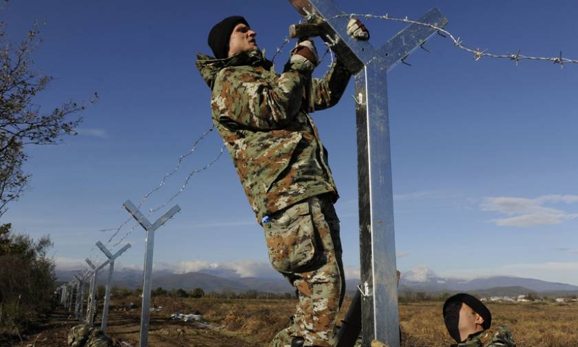 Φράχτη σηκώνουν τα Σκόπια στα σύνορα με την Ελλάδα