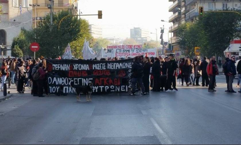 Γρηγορόπουλος: Σε εξέλιξη η πορεία μνήμης για τον Αλέξη στη Θεσσαλονίκη