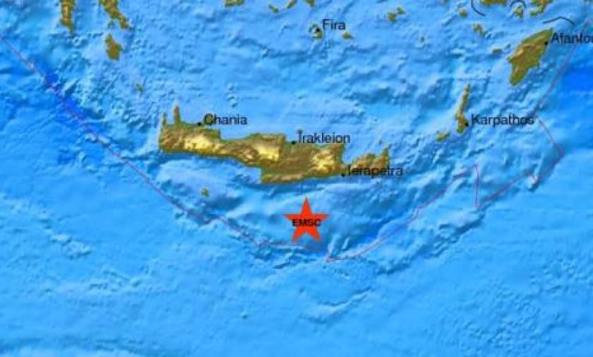 Ηράκλειο: 4,4 Ρίχτερ ταρακούνησαν την Κρήτη