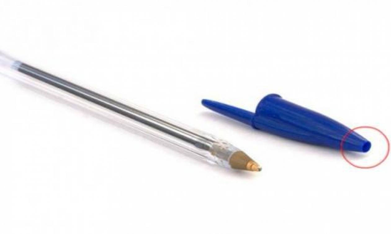 Γνώριζες γιατί το καπάκι του στυλό είναι έτσι μπροστά; Η λεπτομέρεια που σώζει ζωές