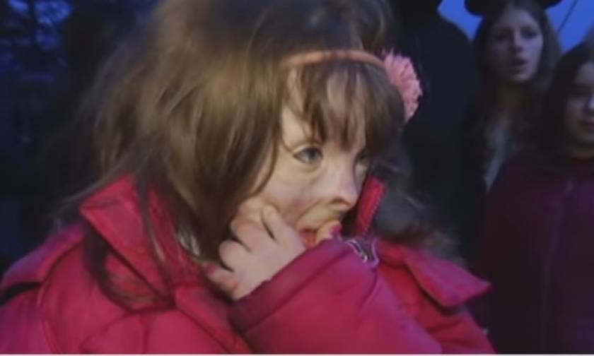 Η συγκινητική ευχή της 8χρονης που επέζησε από τον «πύρινο εφιάλτη» (video)