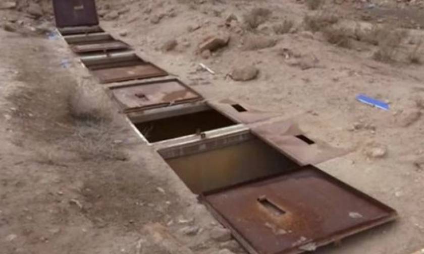 Φρίκη: Tα υπόγεια μπουντρούμια όπου οι τζιχαντιστές κρατούσαν φυλακισμένες γυναίκες στην έρημο (vid)