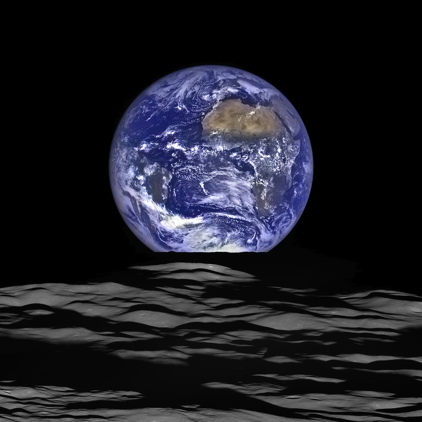 H νέα εκπληκτική φωτογραφία της Γης από τη Σελήνη (pic)