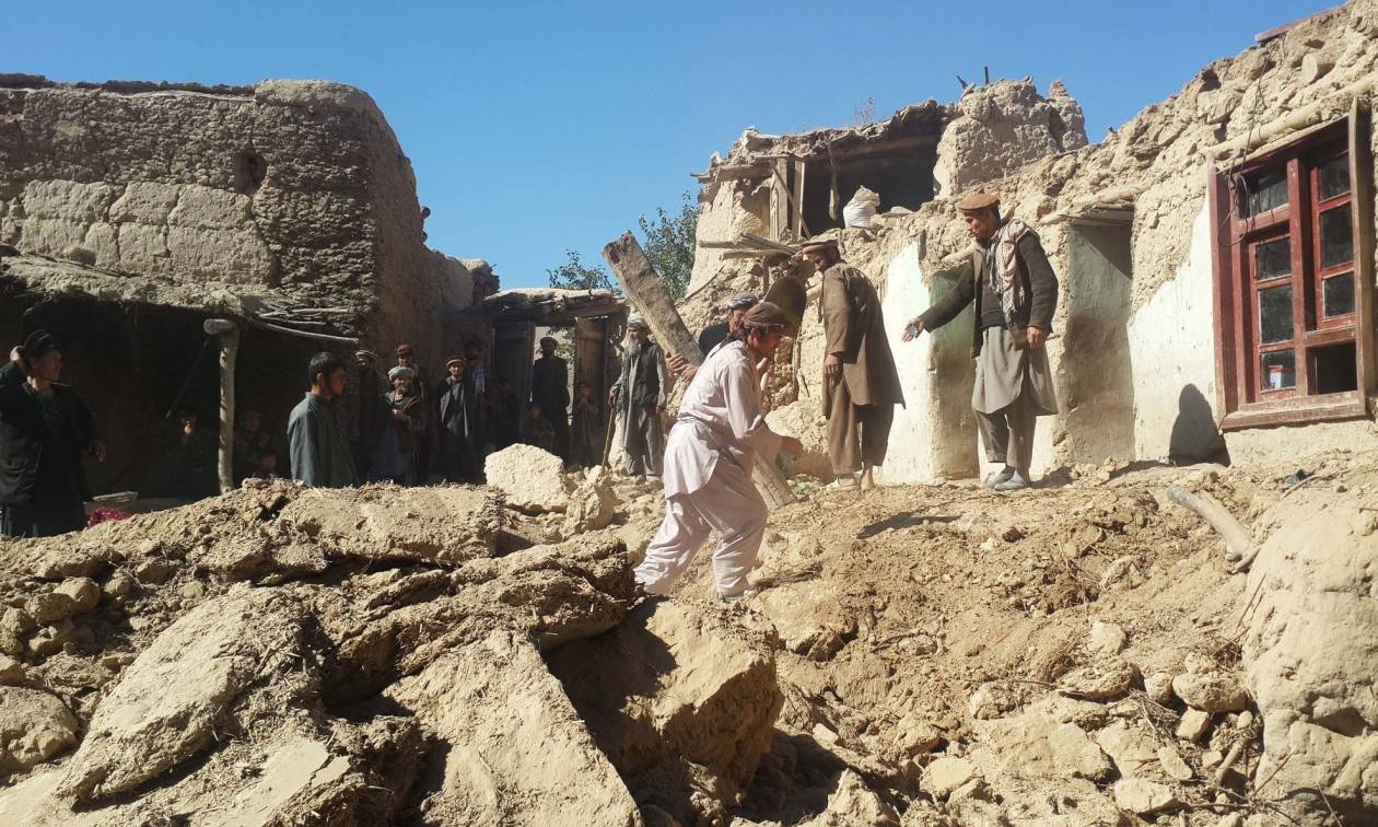 Ισχυρός σεισμός 6,2 ρίχτερ στο Αφγανιστάν