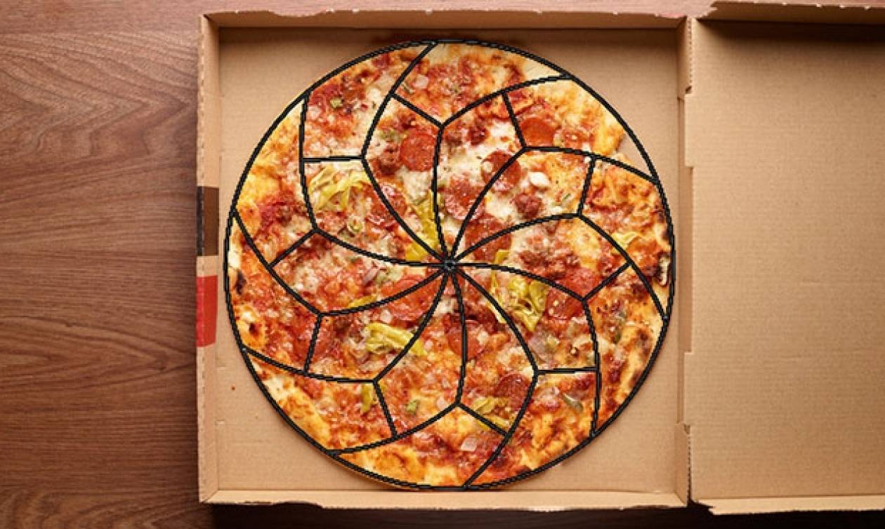Ο επιστημονικά τέλειος τρόπος για να κοπεί μία πίτσα