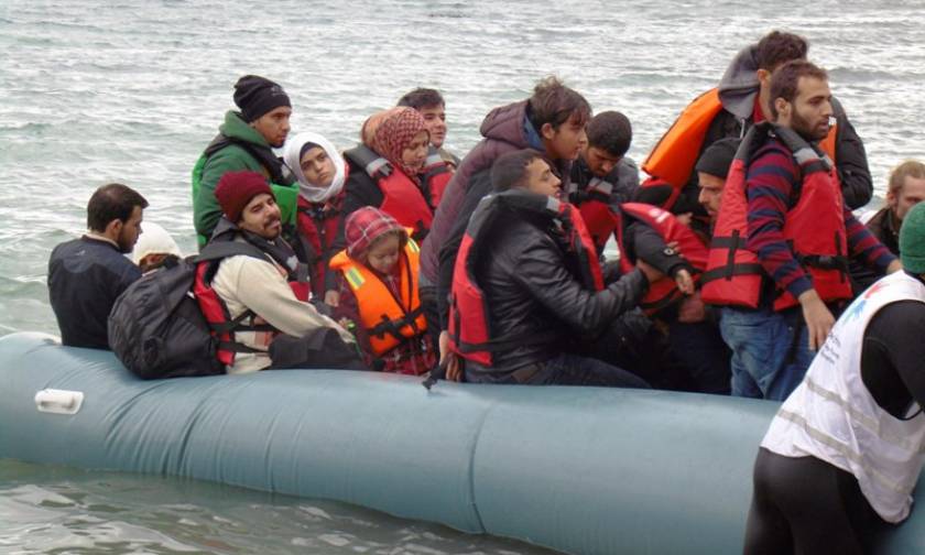Παραμένουν σημαντικές οι προσφυγικές και μεταναστευτικές ροές προς τη Λέσβο