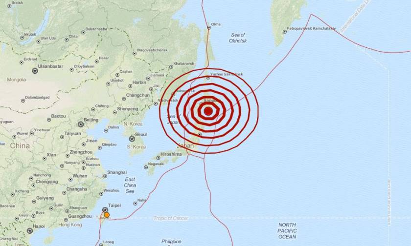 Ισχυρός σεισμός 6,7 Ρίχτερ στην Ιαπωνία
