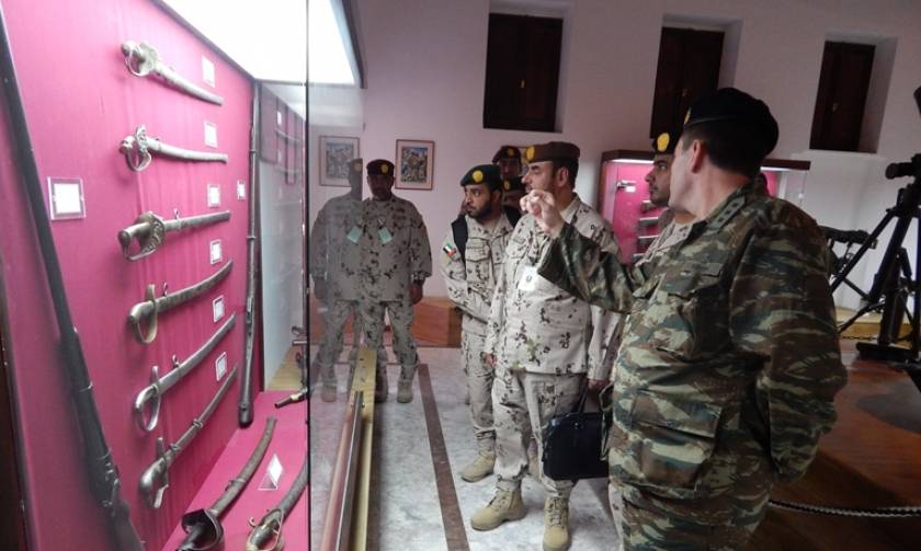Επίσκεψη Στελεχών του Στρατού Ξηράς των Ηνωμένων Αραβικών Εμιράτων στην Χαλκίδα (pics)