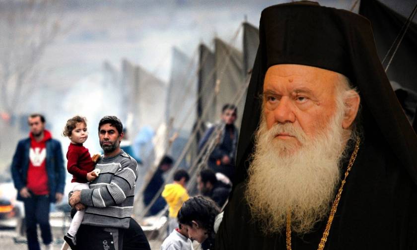 Αρχιεπίσκοπος Ιερώνυμος: Ζούμε την αγωνία και την τραγωδία των προσφύγων