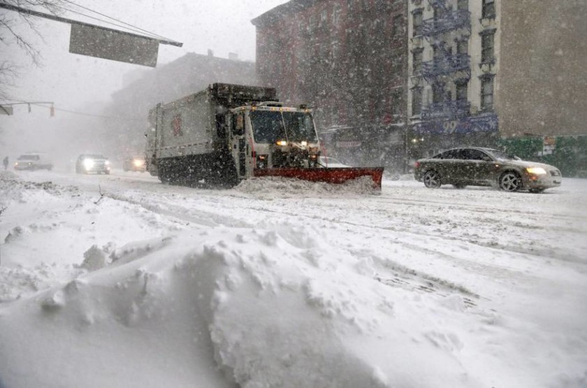 Σφοδρή χιονοθύελλα στη Νέα Υόρκη! (pics )