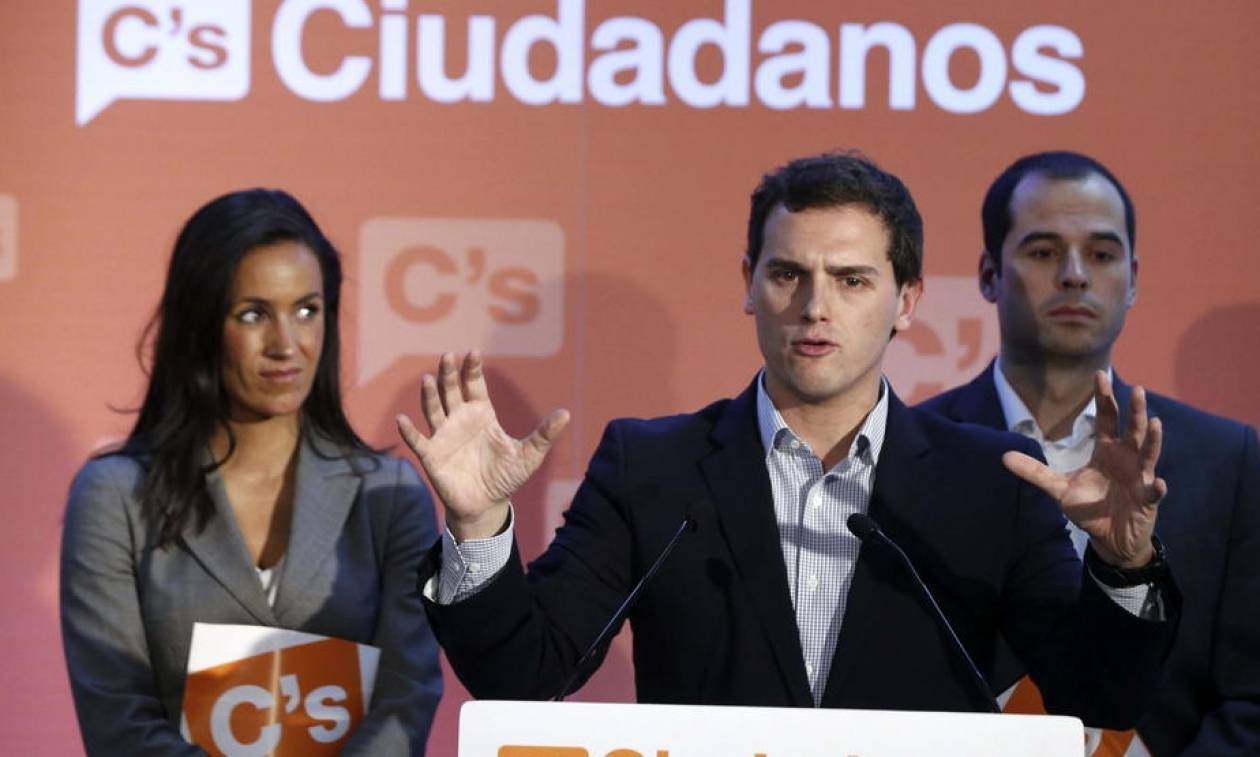 Ισπανία: Το Ciudadanos δεν θα στηρίξει μια κυβέρνηση στην οποία θα μετέχει το Podemos
