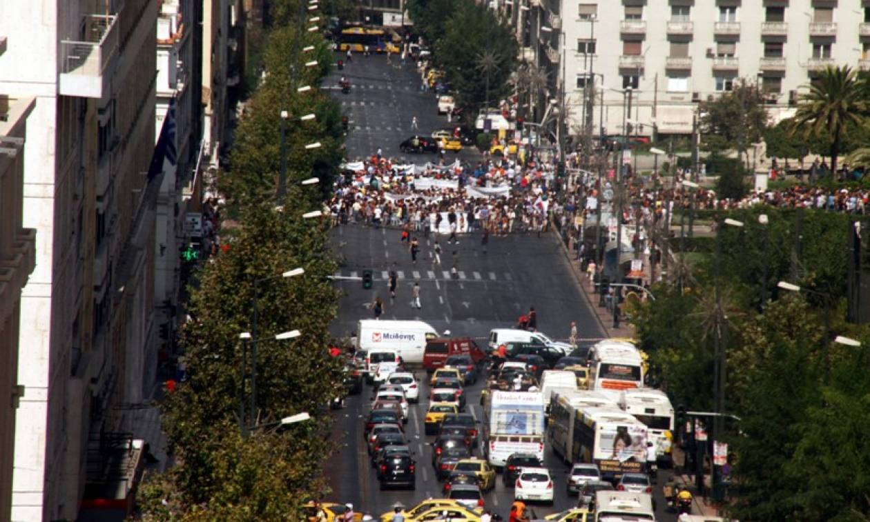 Προσοχή – Απεργία: Δείτε ποιοι δρόμοι είναι κλειστοί στο κέντρο της Αθήνας
