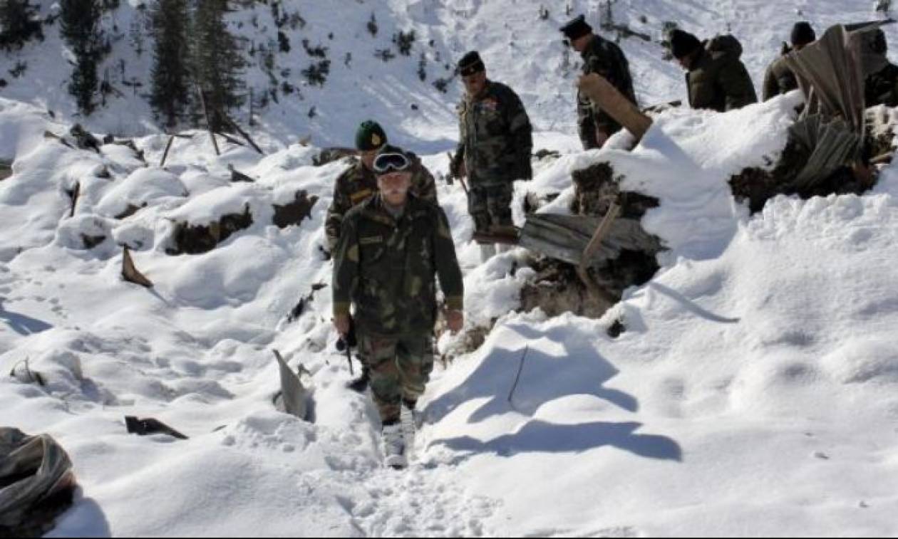 Τραγωδία στην Ινδία: Νεκροί οι 10 στρατιώτες από την χιονοστιβάδα