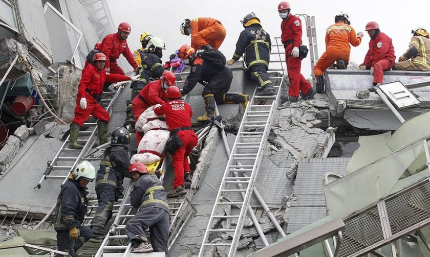 Τουλάχιστον 12 οι νεκροί από το σεισμό στην Ταϊβάν