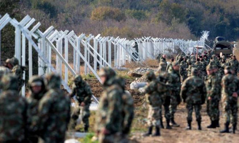 Σκόπια: Ο στρατός τοποθετεί παράλληλο φράχτη στην ουδέτερη ζώνη Ειδομένης-Γευγελής