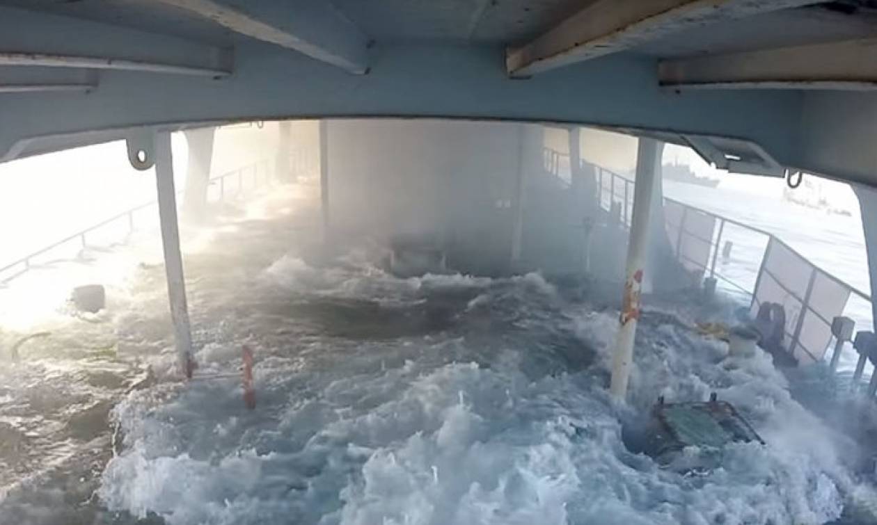 Ο απόλυτος τρόμος: Έτσι είναι να βρίσκεσαι μέσα σε πλοίο που βυθίζεται! (video)