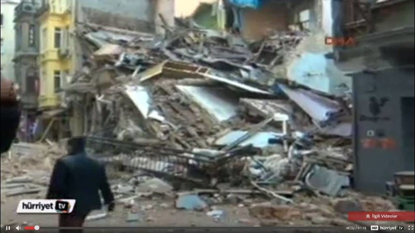 Κατέρρευσε πενταώροφο κτήριο στην Κωνσταντινούπολη – Φόβοι για εγκλωβισμένους (vid)