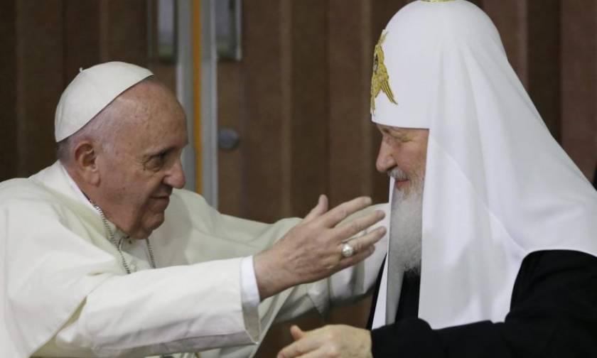 After 1,000-year split, pope and Russian patriarch embrace in Cuba