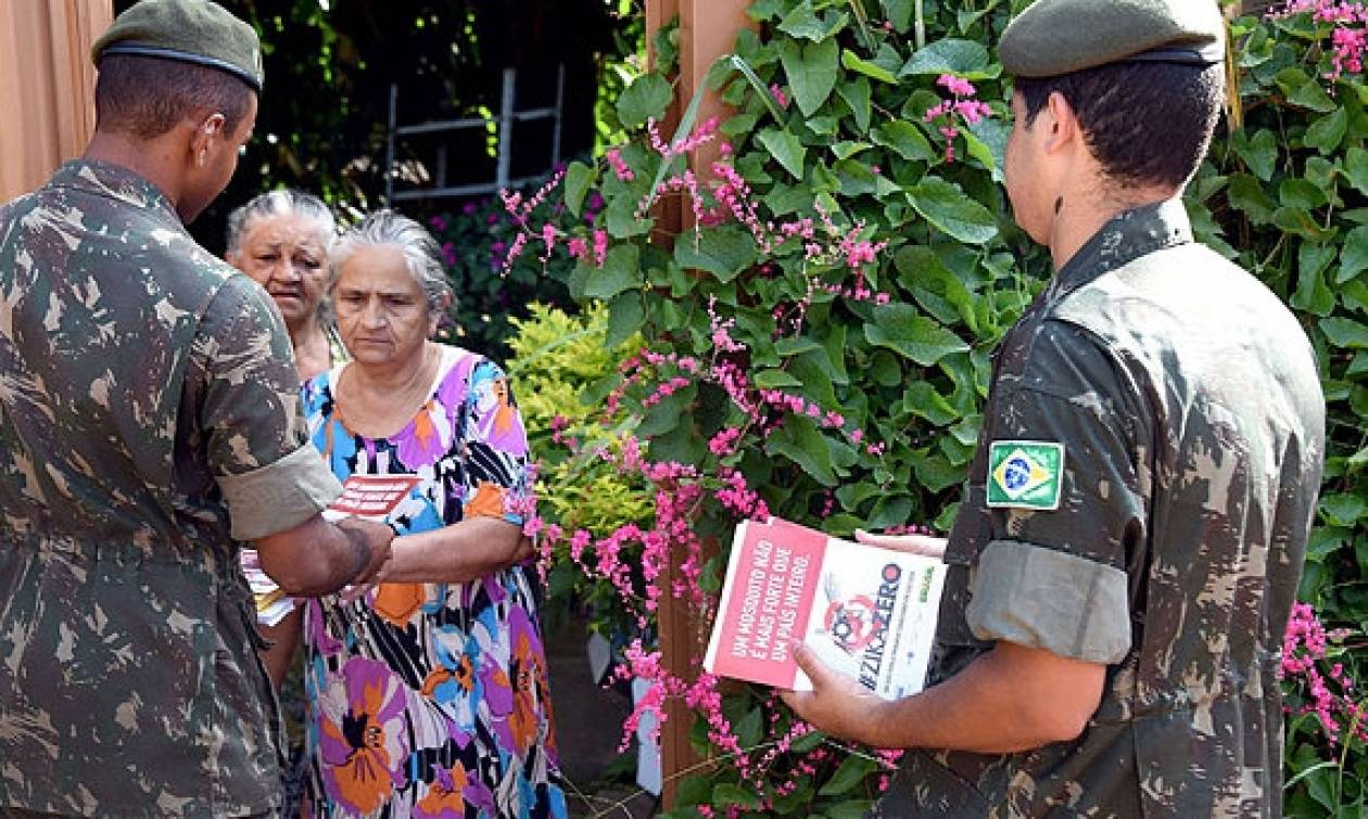 Βραζιλία: Πεζοναύτες εξοντώνουν τον Ζίκα από γλάστρα σε… γλάστρα!