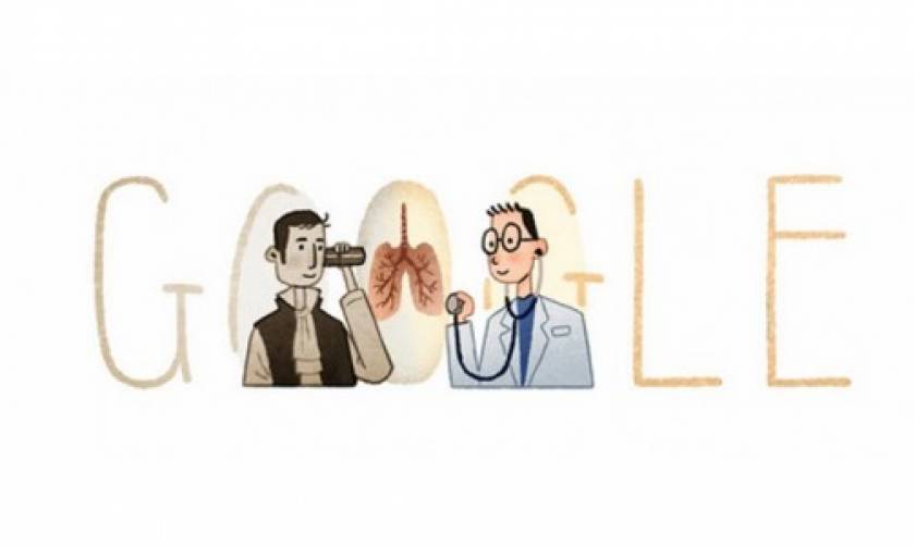 Rene Laennec: Ο Γάλλος που «έντυσε» με ελληνικά ιατρικούς όρους στο doodle της Google