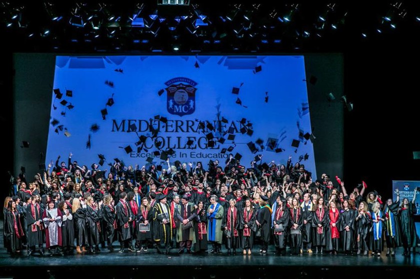 Μεγαλειώδης η 36η τελετή αποφοίτησης του Mediterranean College