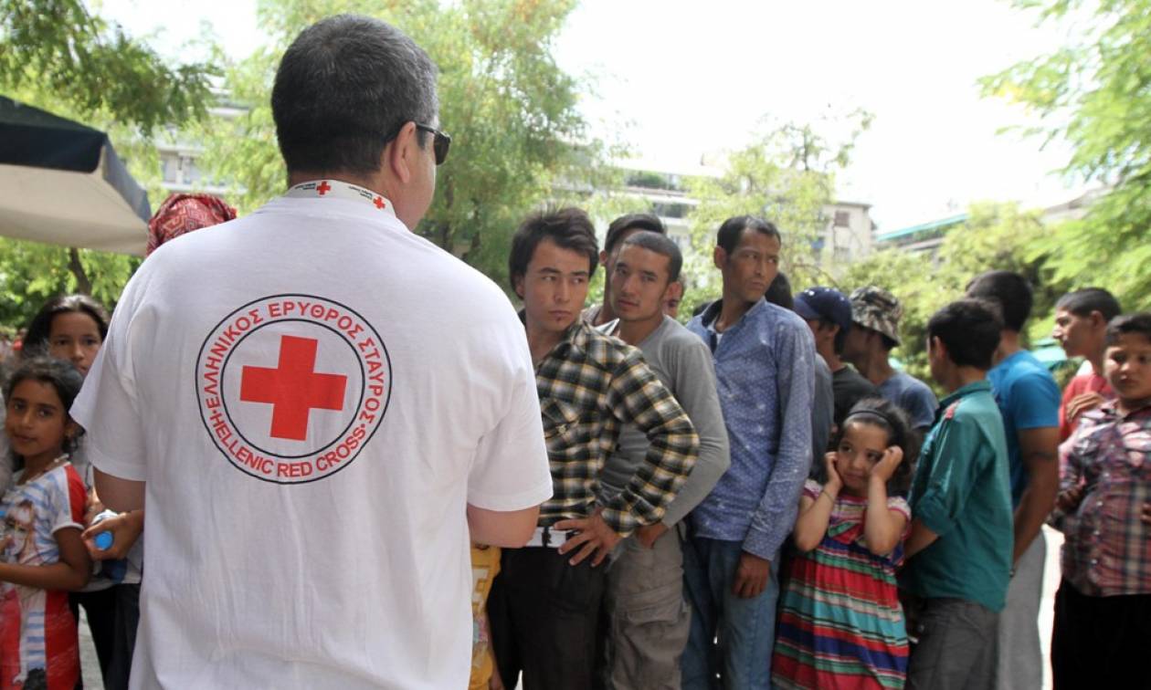 Ελληνικός Ερυθρός Σταυρός: Ανθρωπιστική βοήθεια σε πρόσφυγες στον Ελαιώνα