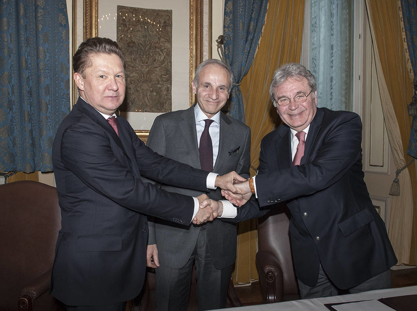 Η Gazprom, η ΔΕΠΑ και η Edison υπογράφουν Μνημόνιο Συναντίληψης 