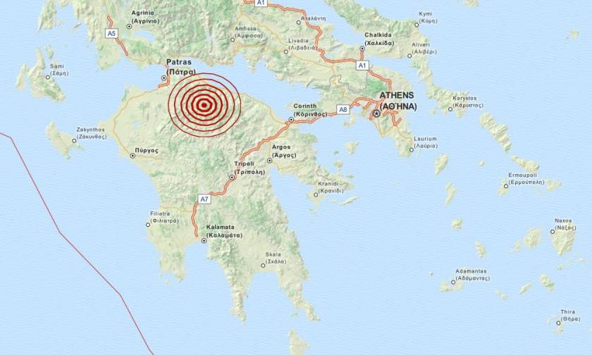 Σεισμός 3,6 Ρίχτερ κοντά στα Καλάβρυτα (pics)