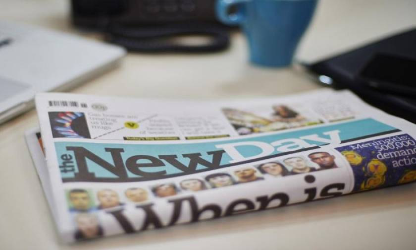Βρετανία: Κυκλοφόρησε μετά από 30 χρόνια η εφημερίδα «The New Day»