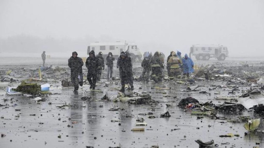 Συντριβή αεροσκάφους Ρωσία: Οι πρώτες φωτογραφίες από το σημείο της τραγωδίας