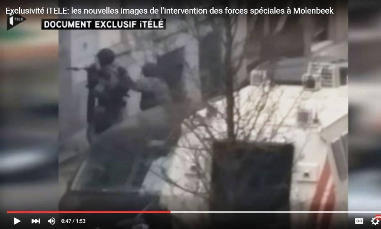 Συγκλονιστικό βίντεο από τη μάχη που δόθηκε για τη σύλληψη του Αμπντεσλάμ