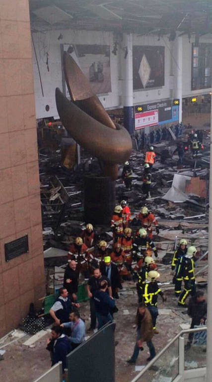 Τρομοκρατικές επιθέσεις Βρυξέλλες: Οι φονικές εκρήξεις σε εικόνες (photos)