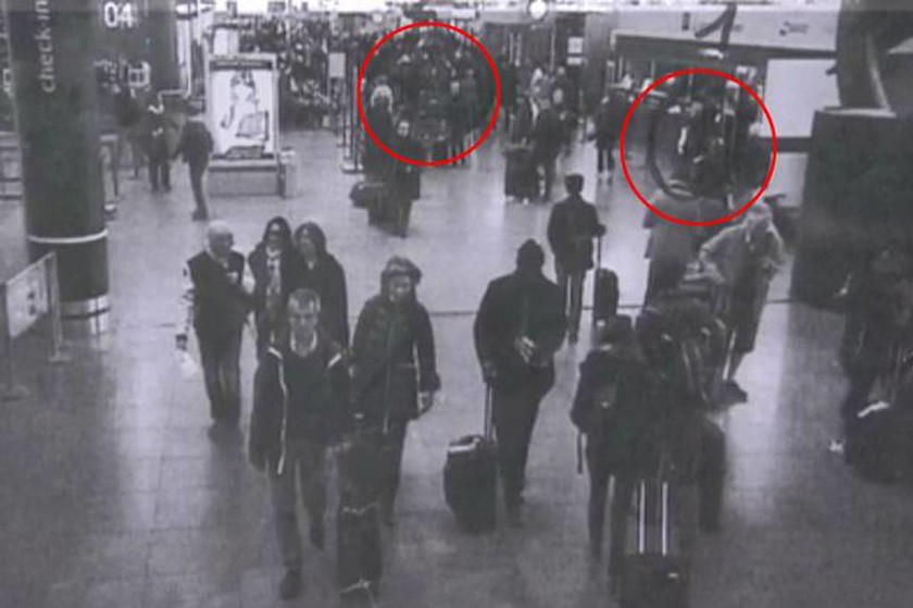 Βρυξέλλες: Φωτογραφία-ντοκουμέντο των καμικάζι λίγα λεπτά πριν το μακελειό στο αεροδρόμιο 