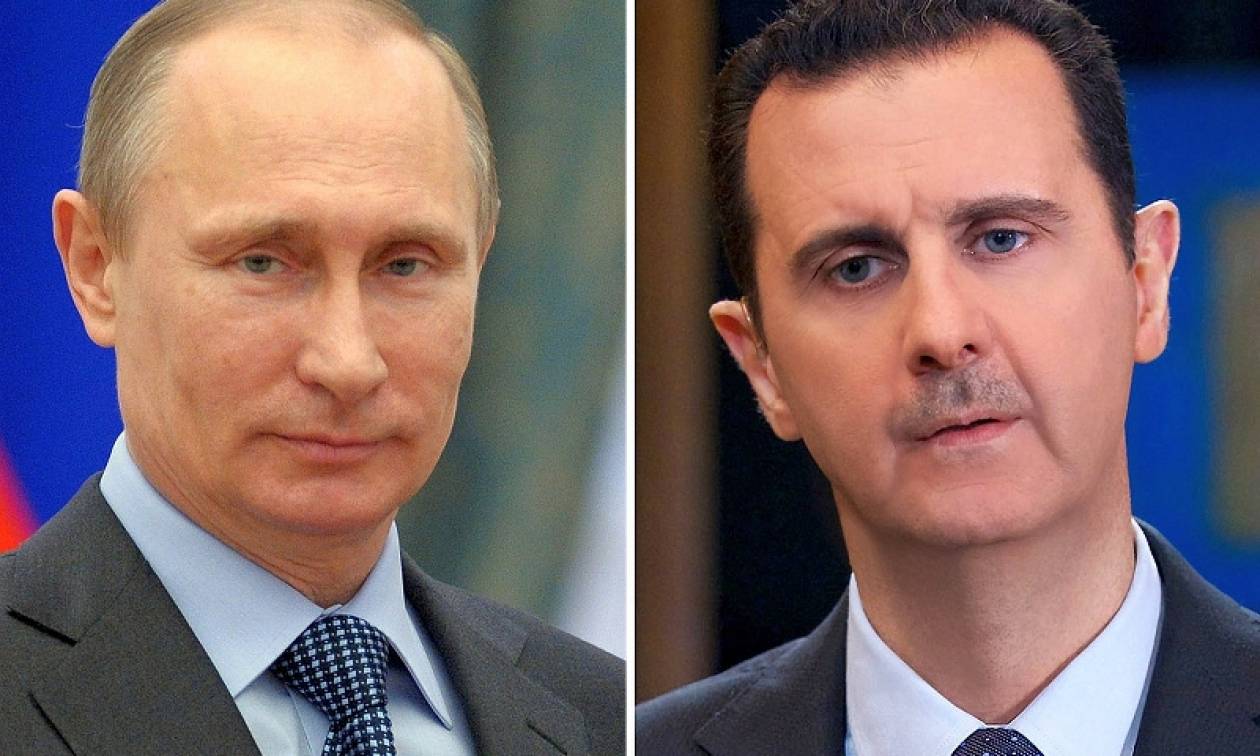 Τηλεφωνική επικοινωνία Πούτιν με Άσαντ για την στρατιωτική επέλαση στην Παλμύρα (Vid)
