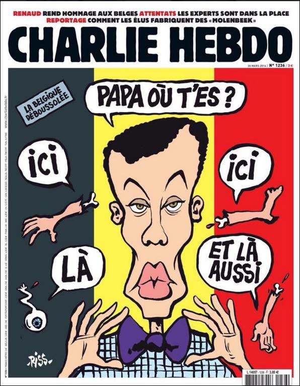 Σάλος από σκίτσο του Charlie Hebdo με τα διαμελισμένα πτώματα των Βρυξελλών (pic)