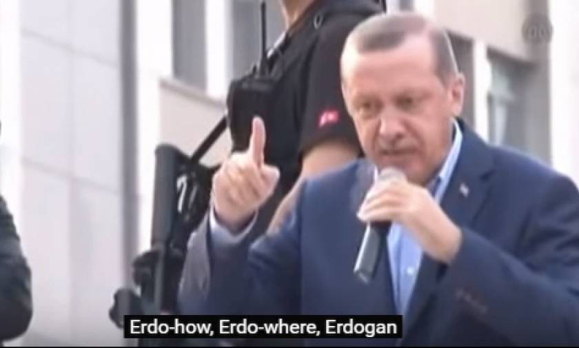 Οι Γερμανοί μεταδίδουν πάλι το κατά του Ερντογάν τραγούδι στα τουρκικά (video)