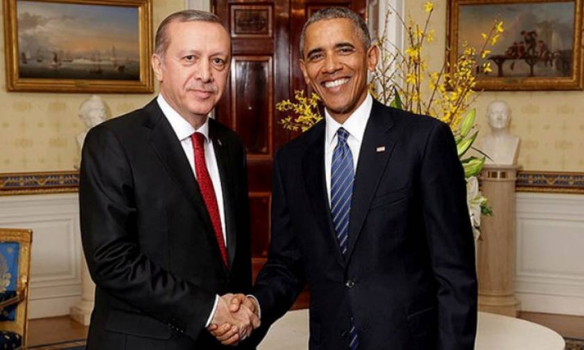 Η συνεργασία στον πόλεμο κατά του ISIS το κύριο θέμα της συνάντησης Ομπάμα - Ερντογάν