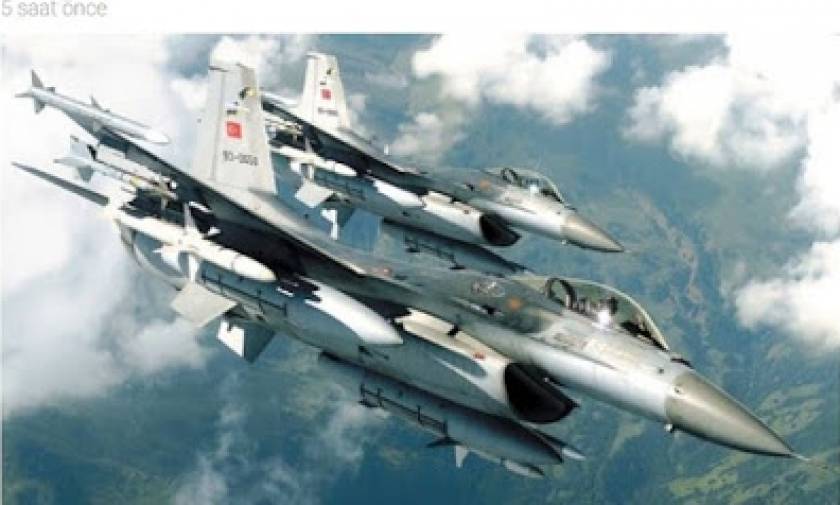 Τουρκική  άσκηση πολεμικής αεροπορίας σε 17 επαρχίες