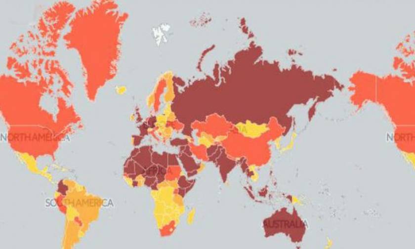 Αυτές οι χώρες κινδυνεύουν περισσότερο από τρομοκρατική επίθεση - Σε ποια θέση βρίσκεται η Ελλάδα