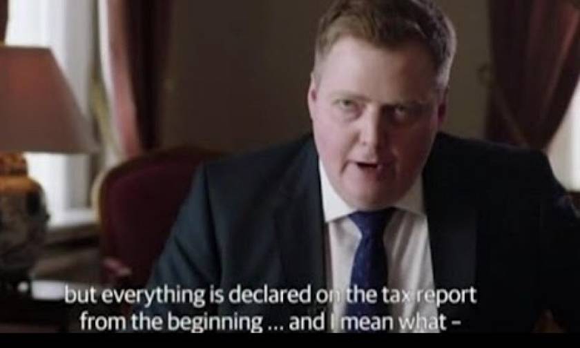 Ο Ισλανδός πρωθυπουργός έφυγε από συνέντευξη σε ερώτηση για τα Panama Papers (video)