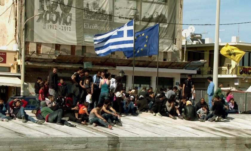 Χίος: Υπό κατάληψη για πέμπτη μέρα το λιμάνι από πρόσφυγες και μετανάστες