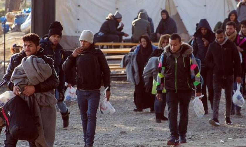 Ανοιχτή η εθνική οδός Θεσσαλονίκης - Ευζώνων μετά την αποχώρηση των προσφύγων