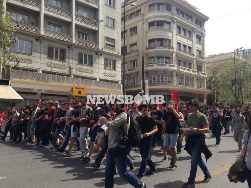 Απεργία: Σε εξέλιξη οι πορείες στο κέντρο της Αθήνας