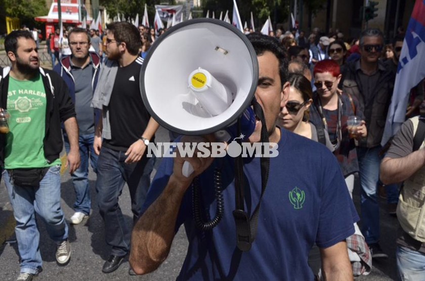 Απεργία: Σε εξέλιξη οι πορείες στο κέντρο της Αθήνας