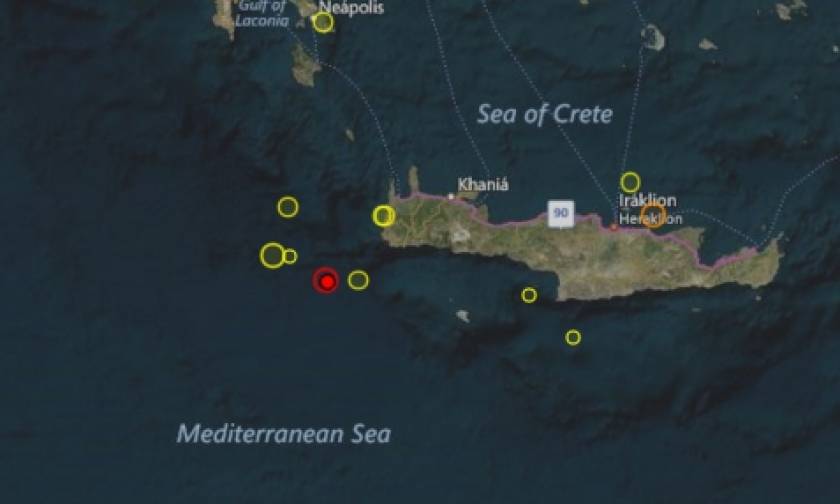 Σεισμός και στην Κρήτη