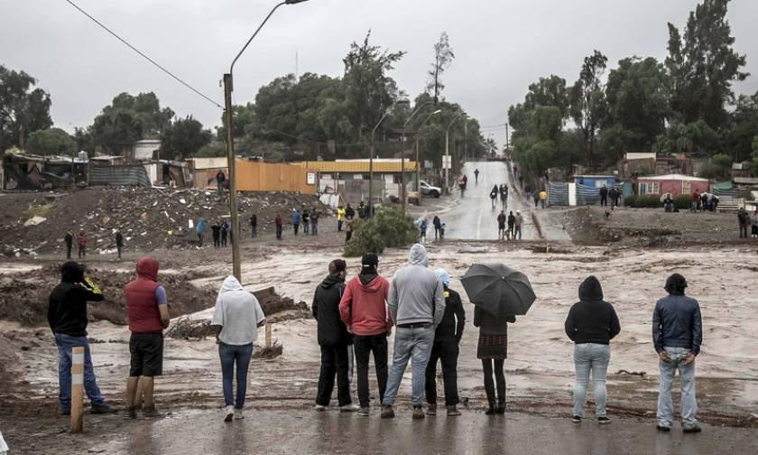 Χιλή: Ένας νεκρός και επτά αγνοούμενοι από τις σφοδρές βροχοπτώσεις στο Σαντιάγο